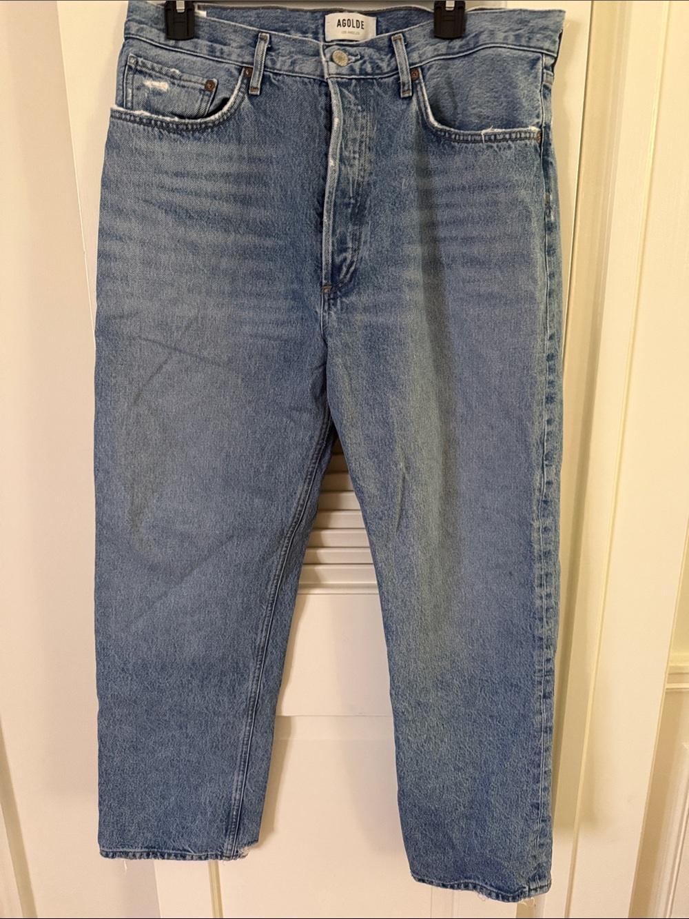 Agolde women 90’s Denim Jean  Light Wash
